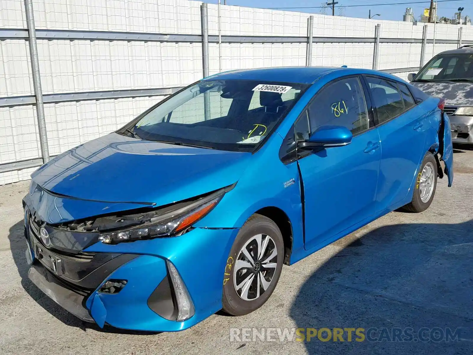 2 Photograph of a damaged car JTDKARFP8K3108074 TOYOTA PRIUS 2019