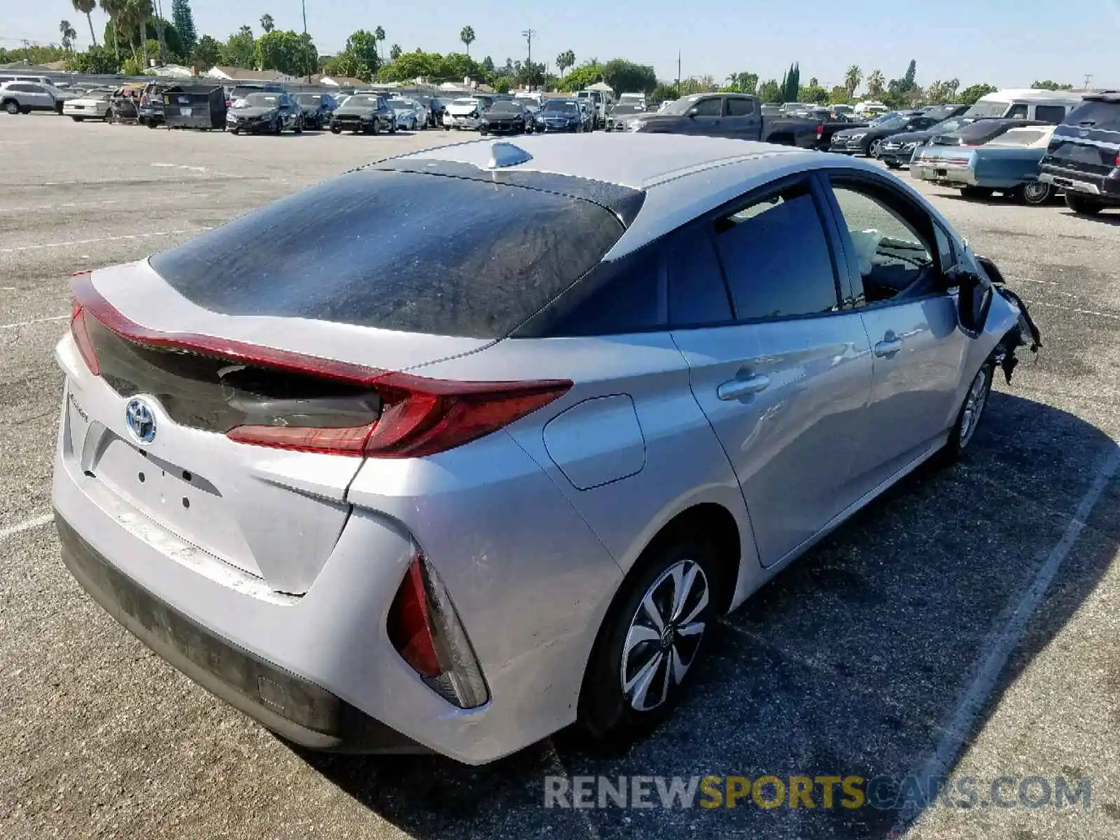 4 Photograph of a damaged car JTDKARFP8K3109421 TOYOTA PRIUS 2019