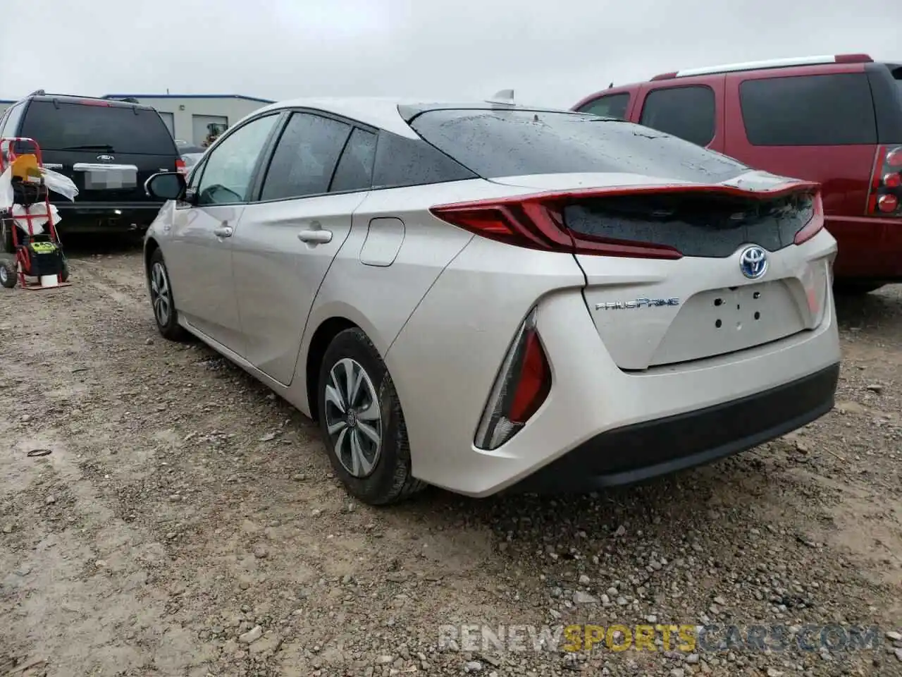 3 Фотография поврежденного автомобиля JTDKARFP8K3111136 TOYOTA PRIUS 2019