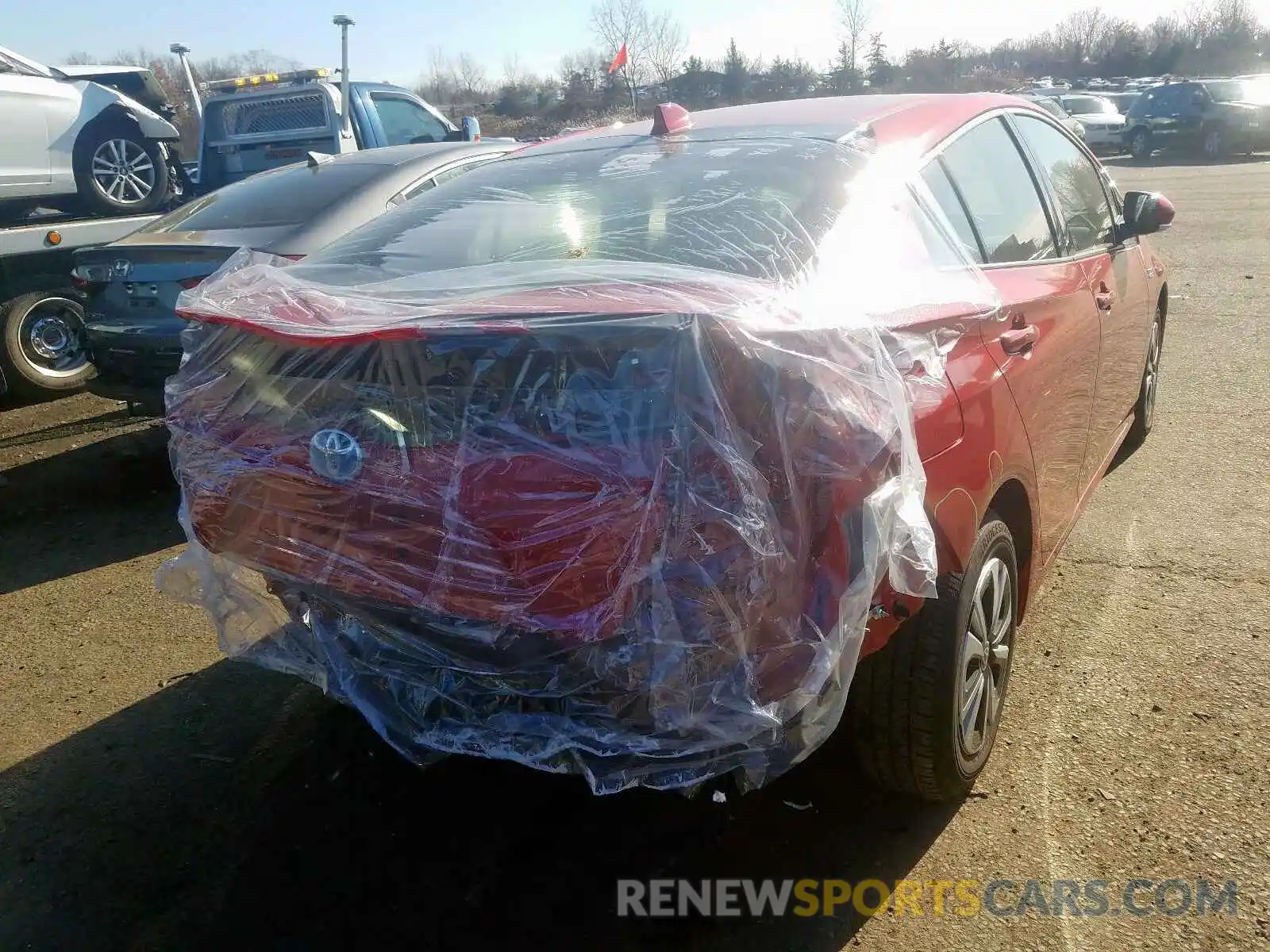 4 Photograph of a damaged car JTDKARFP8K3111959 TOYOTA PRIUS 2019