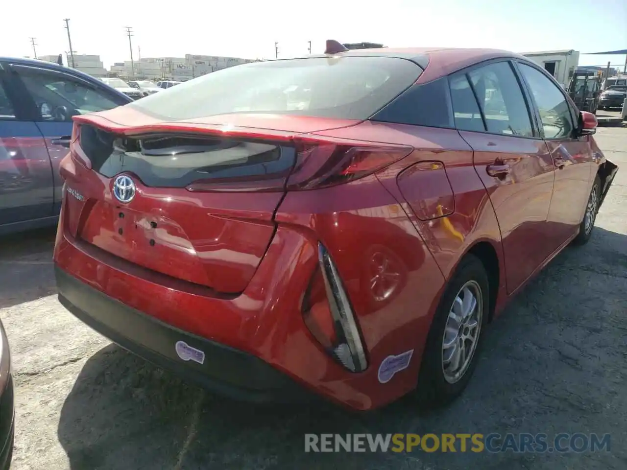 4 Photograph of a damaged car JTDKARFP8K3112349 TOYOTA PRIUS 2019