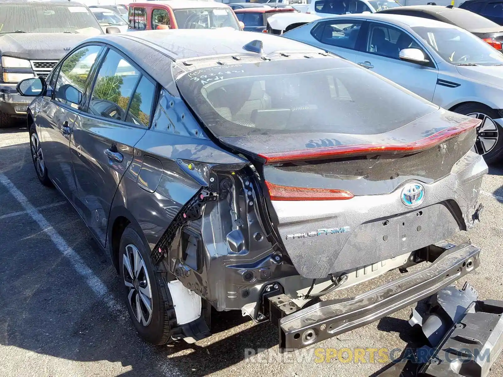 3 Photograph of a damaged car JTDKARFP8K3112531 TOYOTA PRIUS 2019