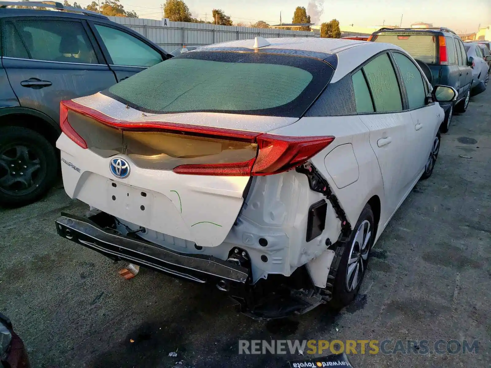 4 Photograph of a damaged car JTDKARFP8K3112710 TOYOTA PRIUS 2019