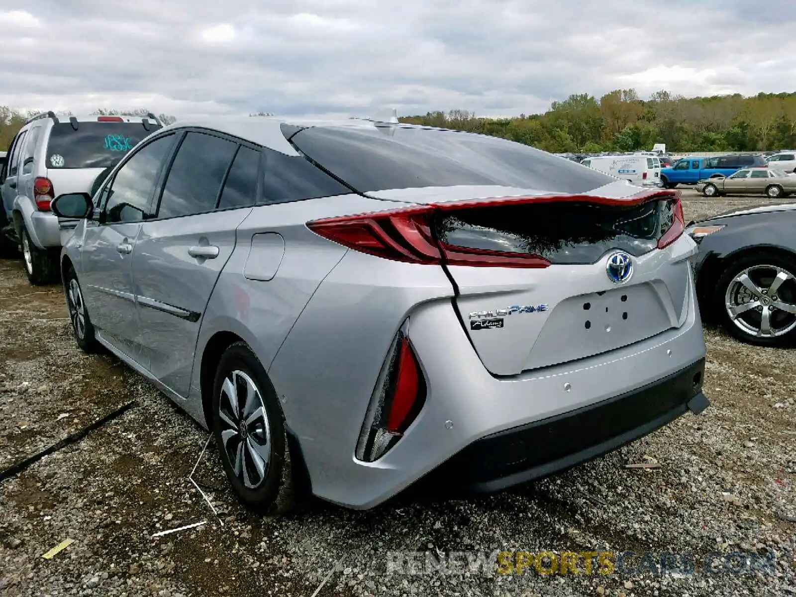 3 Фотография поврежденного автомобиля JTDKARFP8K3114263 TOYOTA PRIUS 2019