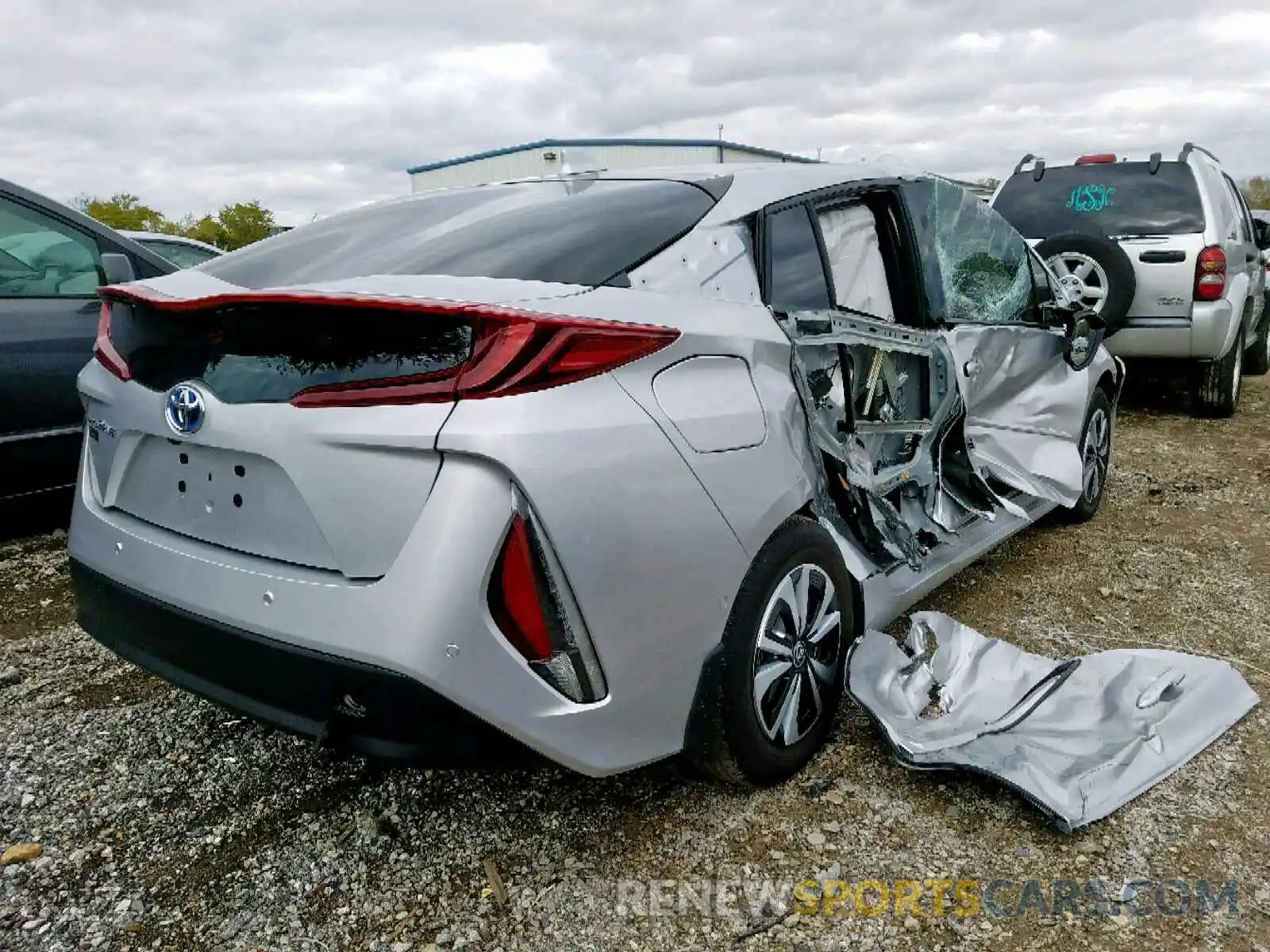 4 Фотография поврежденного автомобиля JTDKARFP8K3114263 TOYOTA PRIUS 2019