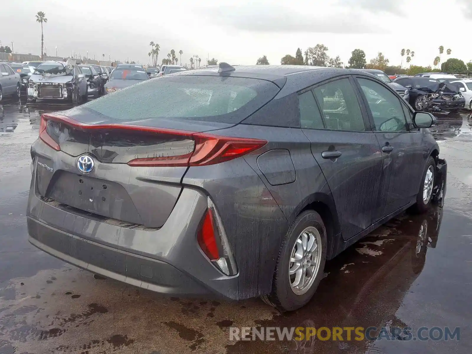 4 Photograph of a damaged car JTDKARFP8K3115283 TOYOTA PRIUS 2019