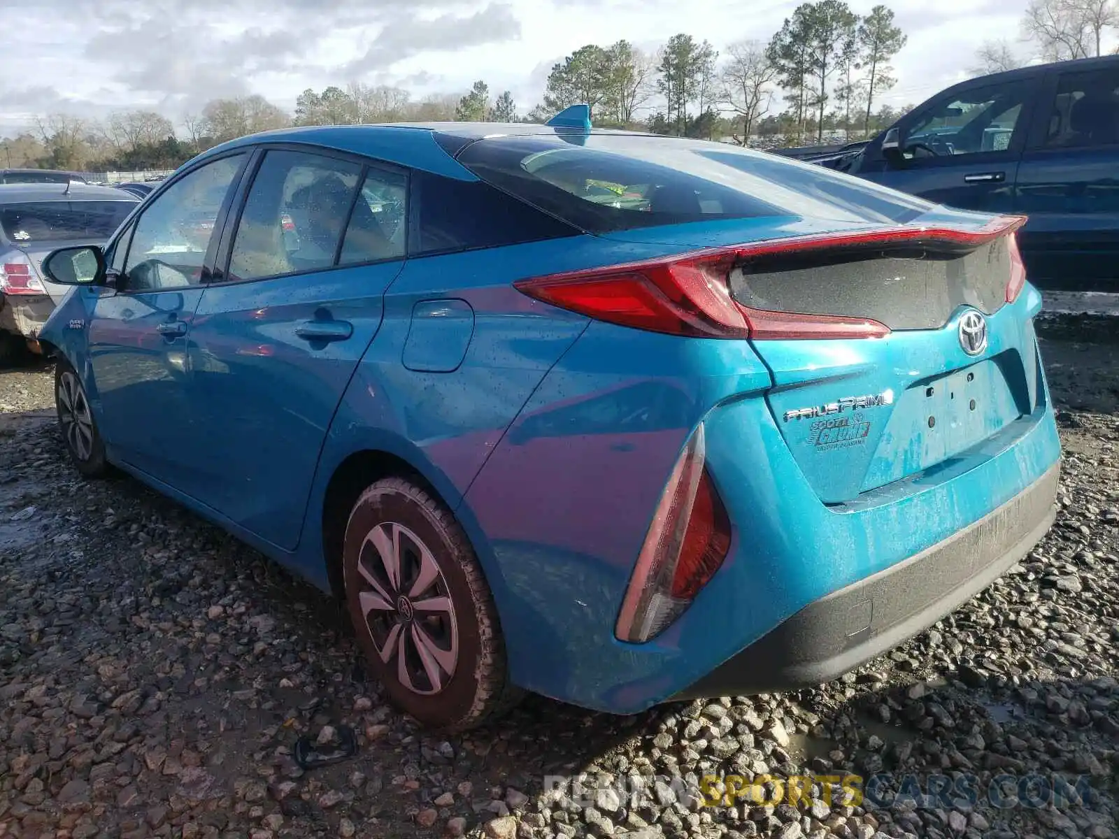 3 Фотография поврежденного автомобиля JTDKARFP8K3115316 TOYOTA PRIUS 2019