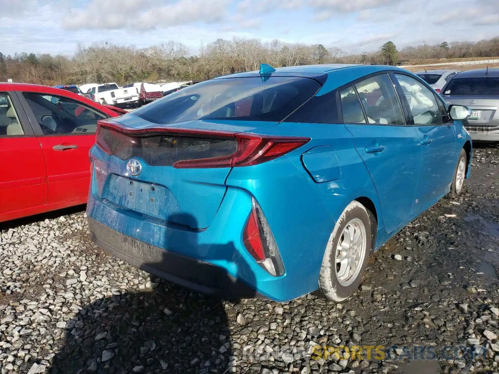 4 Photograph of a damaged car JTDKARFP8K3115316 TOYOTA PRIUS 2019