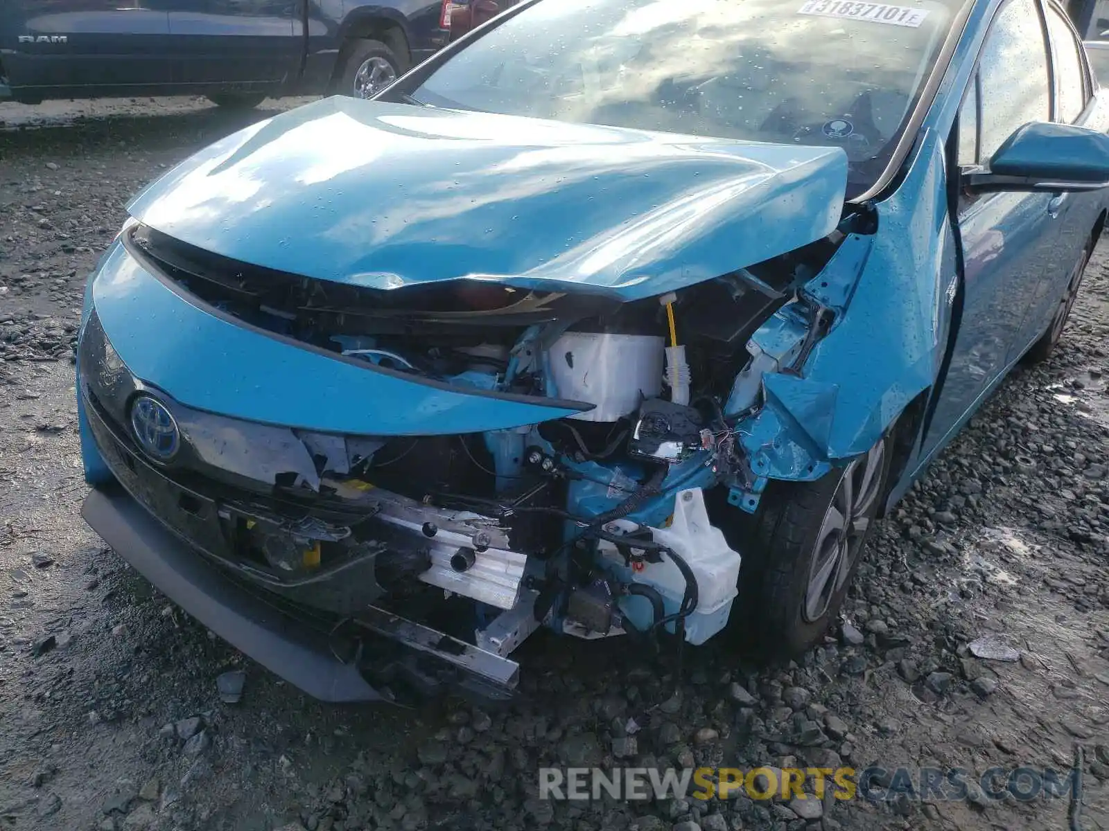 9 Photograph of a damaged car JTDKARFP8K3115316 TOYOTA PRIUS 2019