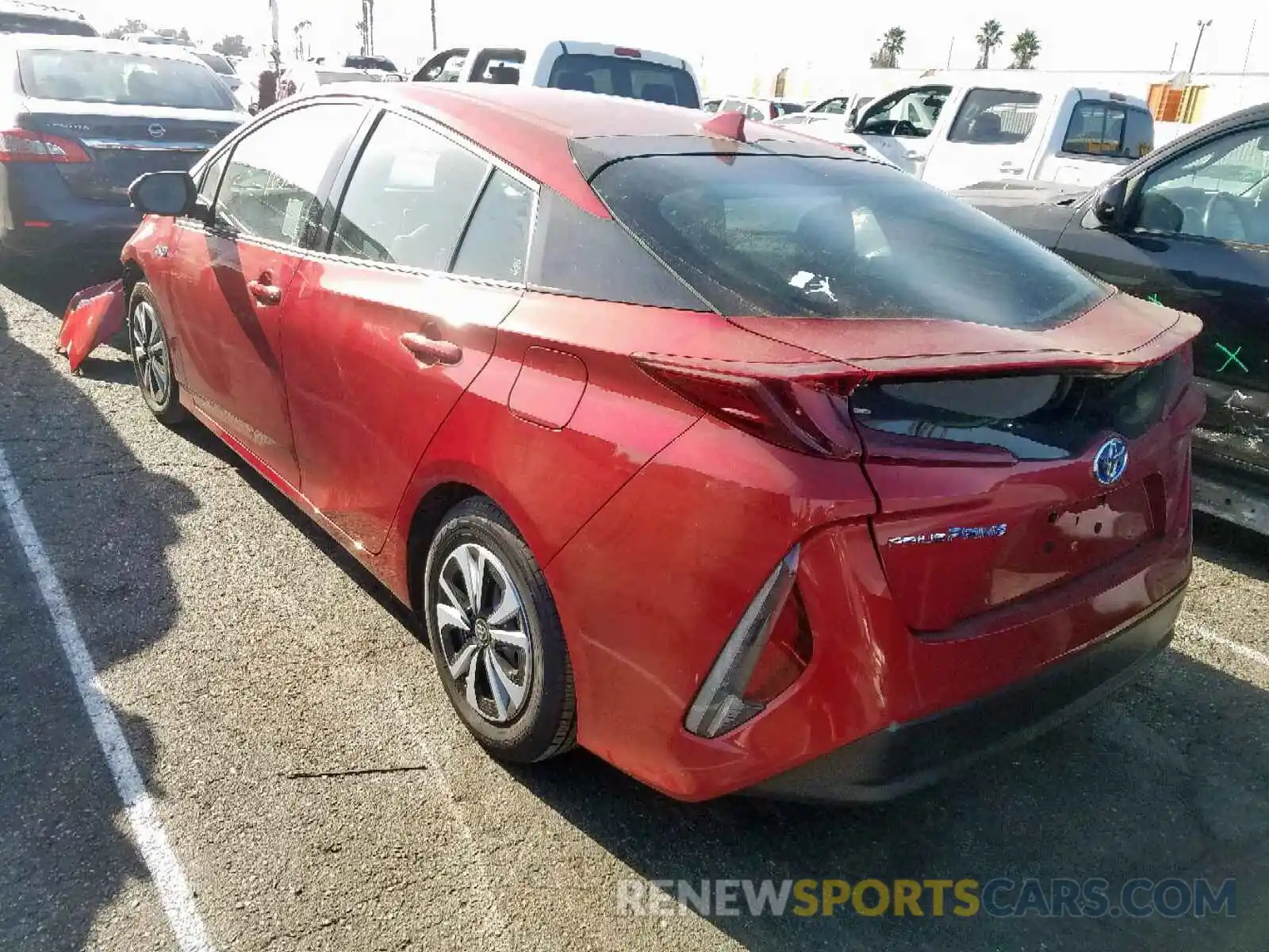 3 Photograph of a damaged car JTDKARFP8K3115364 TOYOTA PRIUS 2019