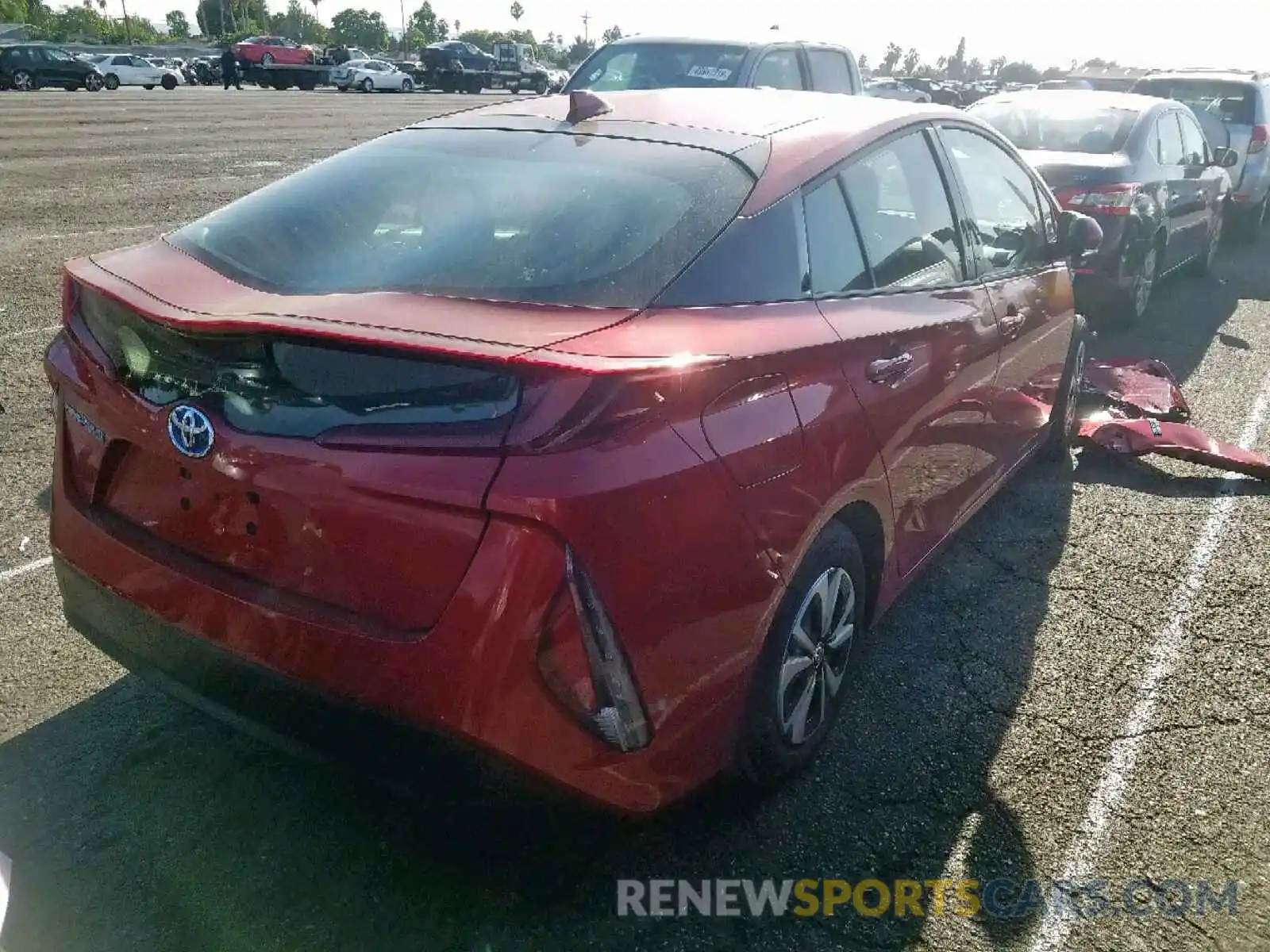 4 Photograph of a damaged car JTDKARFP8K3115364 TOYOTA PRIUS 2019