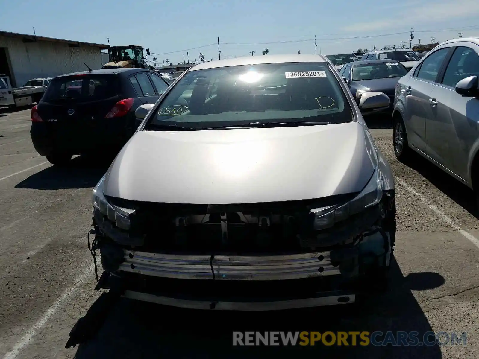 9 Photograph of a damaged car JTDKARFP8K3116028 TOYOTA PRIUS 2019