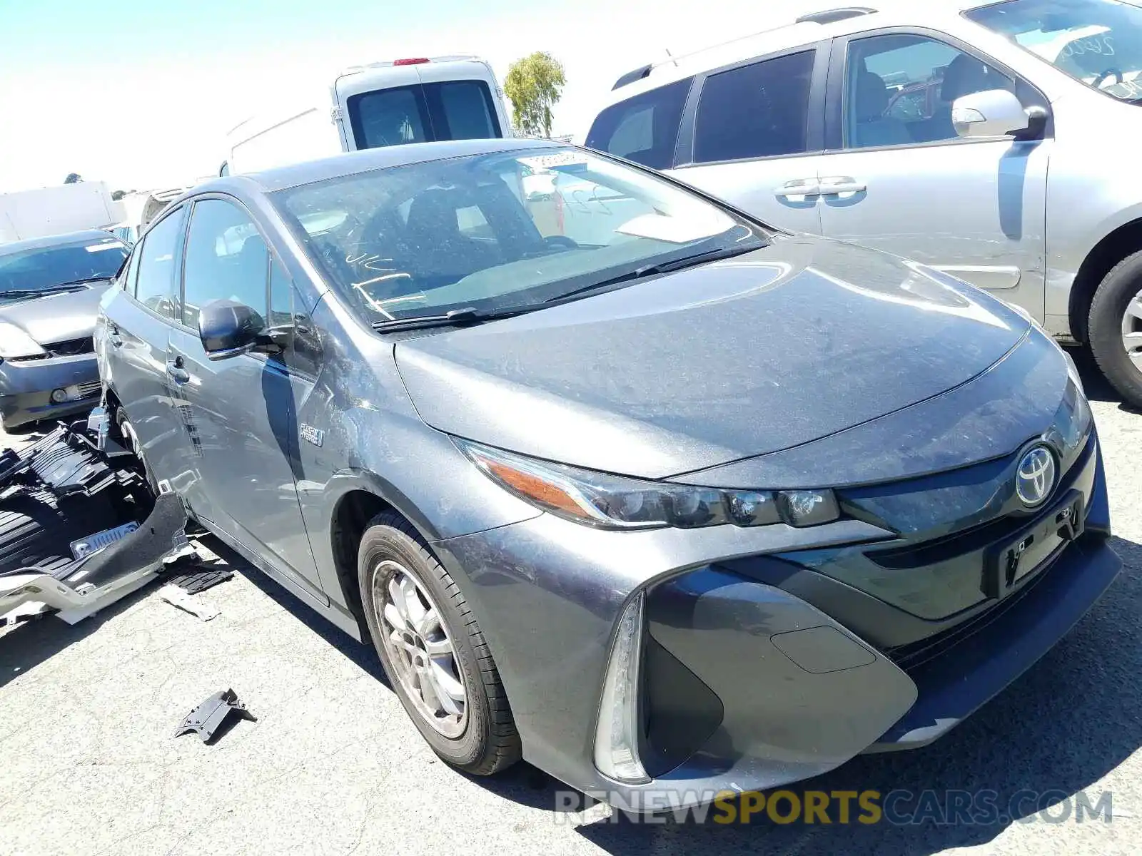 1 Photograph of a damaged car JTDKARFP8K3116868 TOYOTA PRIUS 2019