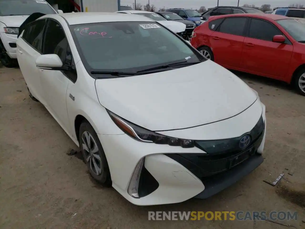 1 Фотография поврежденного автомобиля JTDKARFP8K3119348 TOYOTA PRIUS 2019