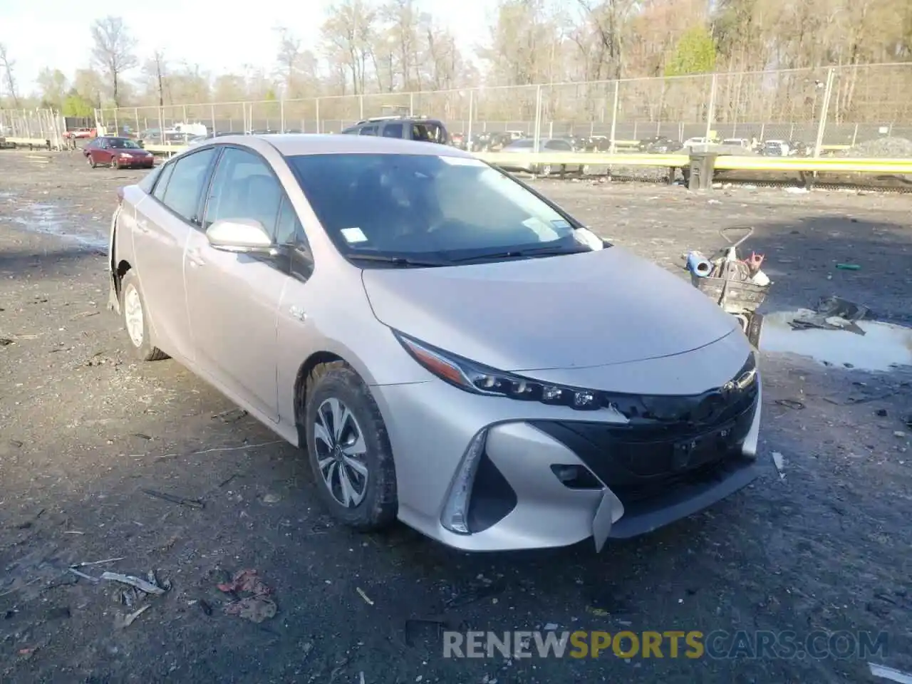 1 Photograph of a damaged car JTDKARFP9K3107306 TOYOTA PRIUS 2019