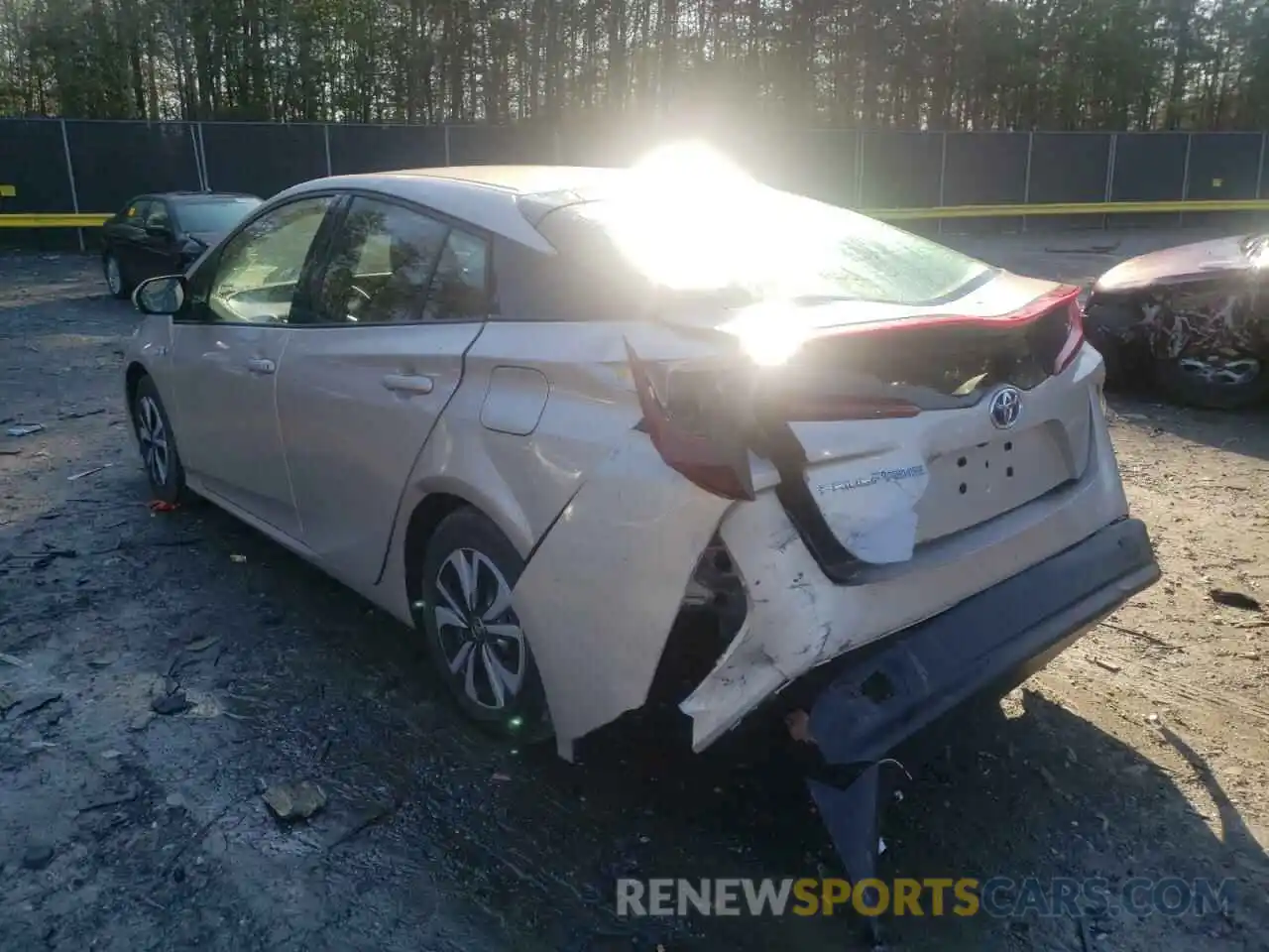 3 Photograph of a damaged car JTDKARFP9K3107306 TOYOTA PRIUS 2019