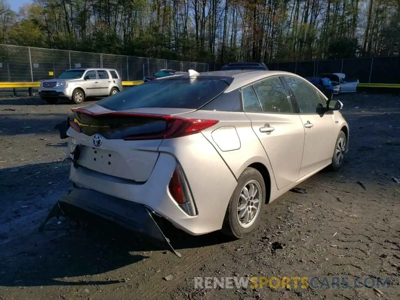 4 Photograph of a damaged car JTDKARFP9K3107306 TOYOTA PRIUS 2019