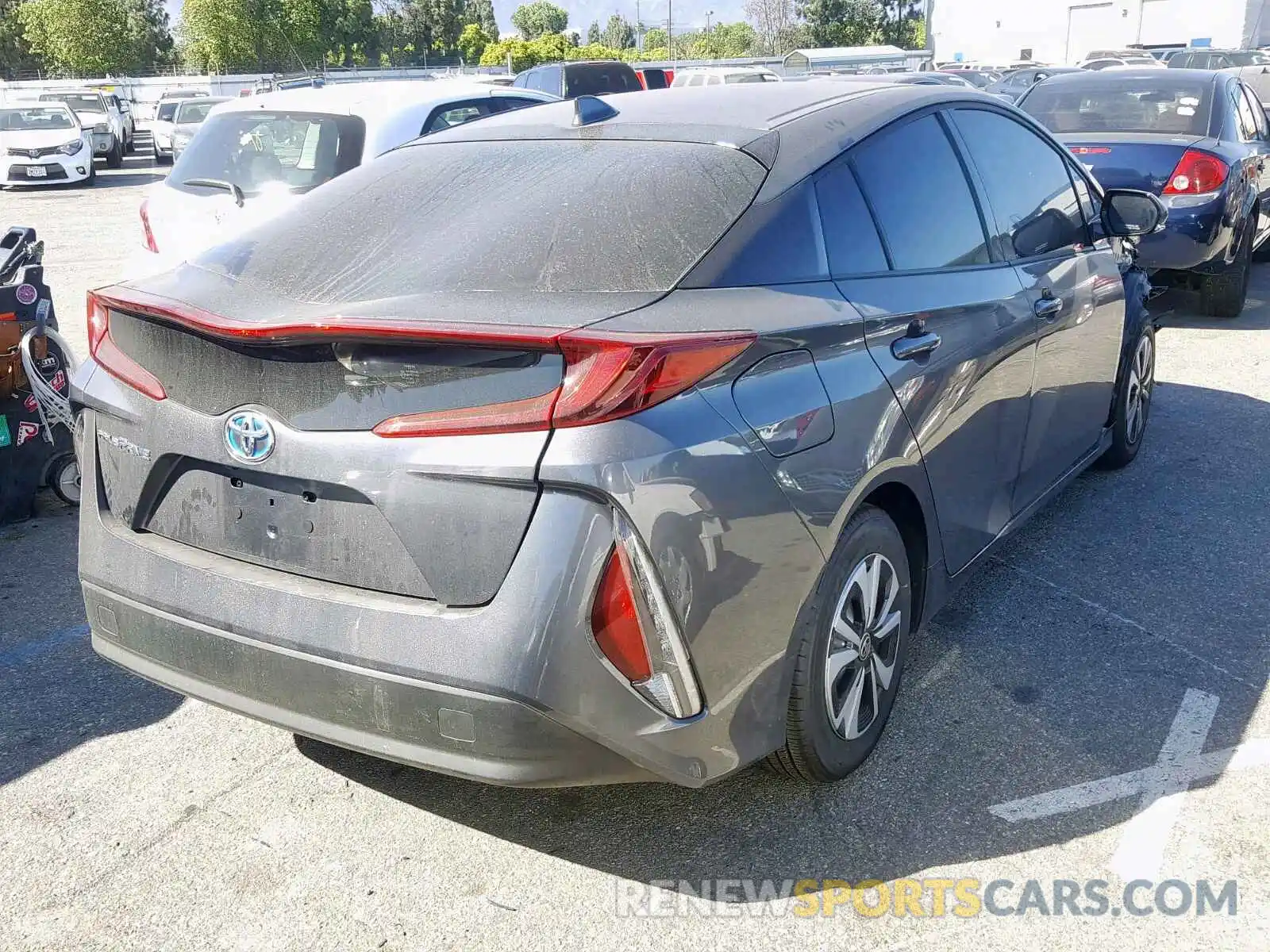 4 Photograph of a damaged car JTDKARFP9K3110206 TOYOTA PRIUS 2019