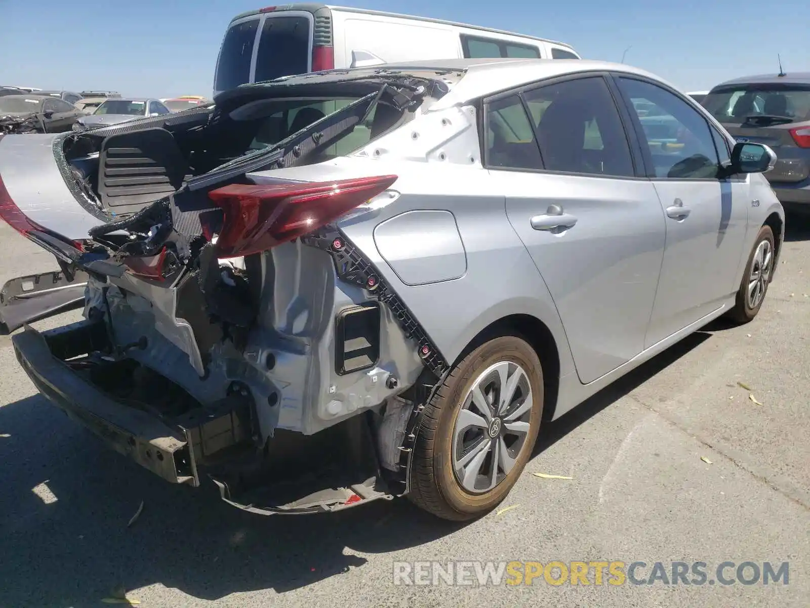 4 Photograph of a damaged car JTDKARFP9K3112084 TOYOTA PRIUS 2019