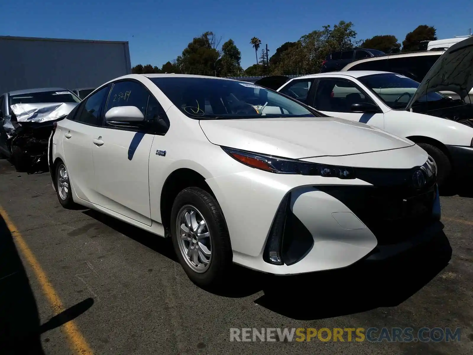 1 Photograph of a damaged car JTDKARFP9K3113641 TOYOTA PRIUS 2019