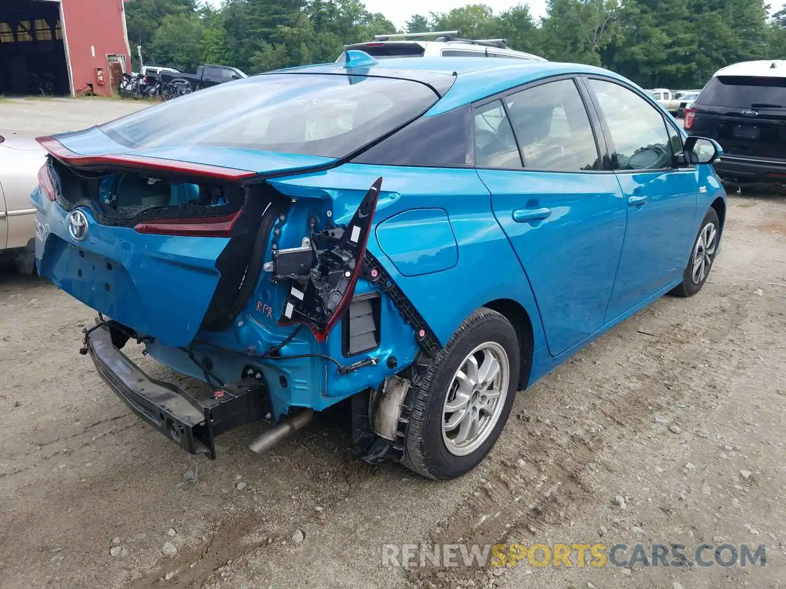 4 Photograph of a damaged car JTDKARFP9K3115163 TOYOTA PRIUS 2019