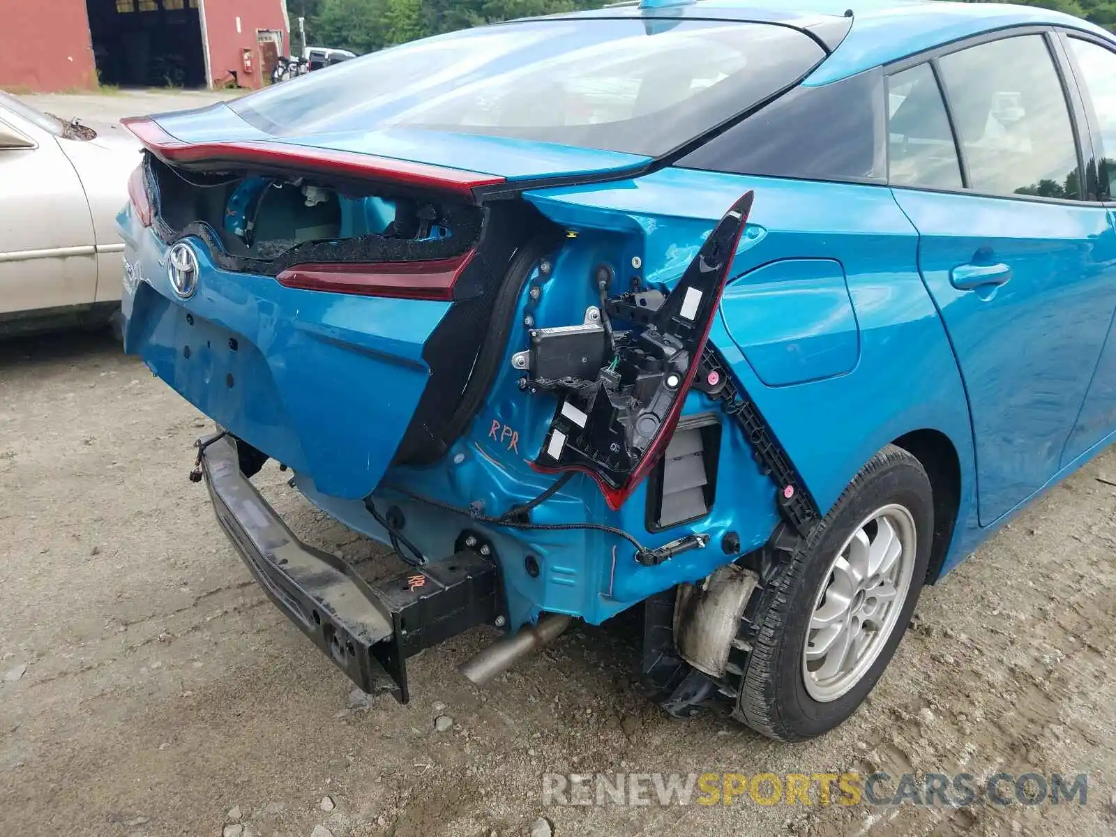 9 Фотография поврежденного автомобиля JTDKARFP9K3115163 TOYOTA PRIUS 2019