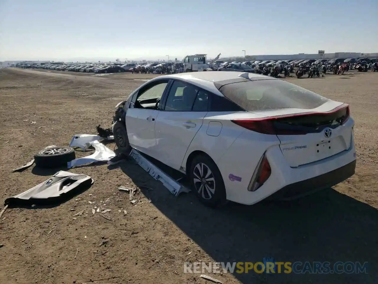 3 Photograph of a damaged car JTDKARFP9K3116555 TOYOTA PRIUS 2019