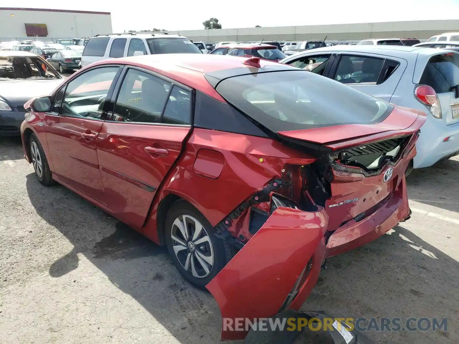 3 Photograph of a damaged car JTDKARFP9K3117754 TOYOTA PRIUS 2019