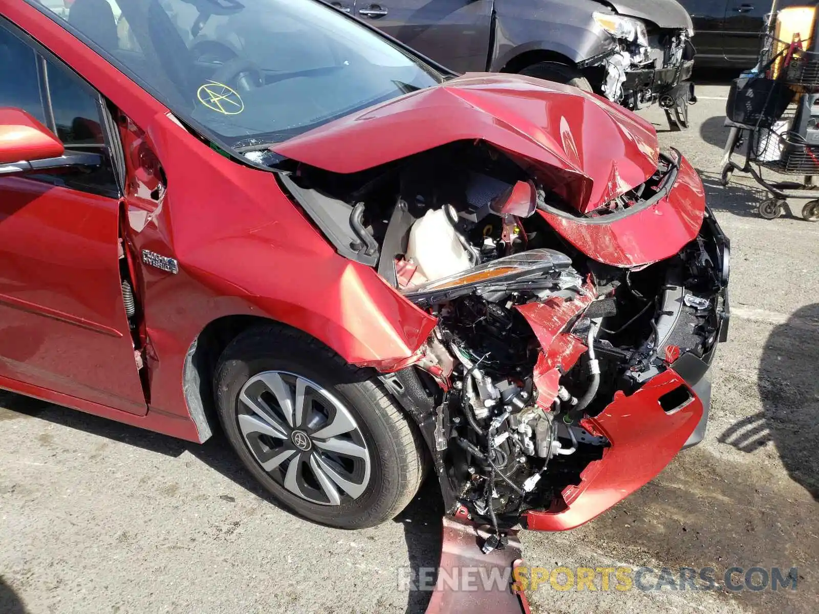 9 Photograph of a damaged car JTDKARFP9K3117754 TOYOTA PRIUS 2019