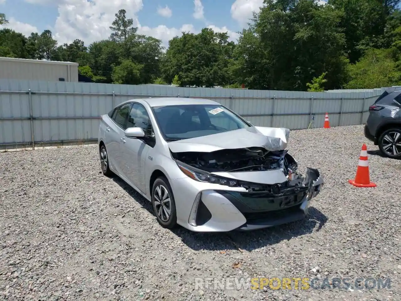 1 Photograph of a damaged car JTDKARFP9K3117995 TOYOTA PRIUS 2019