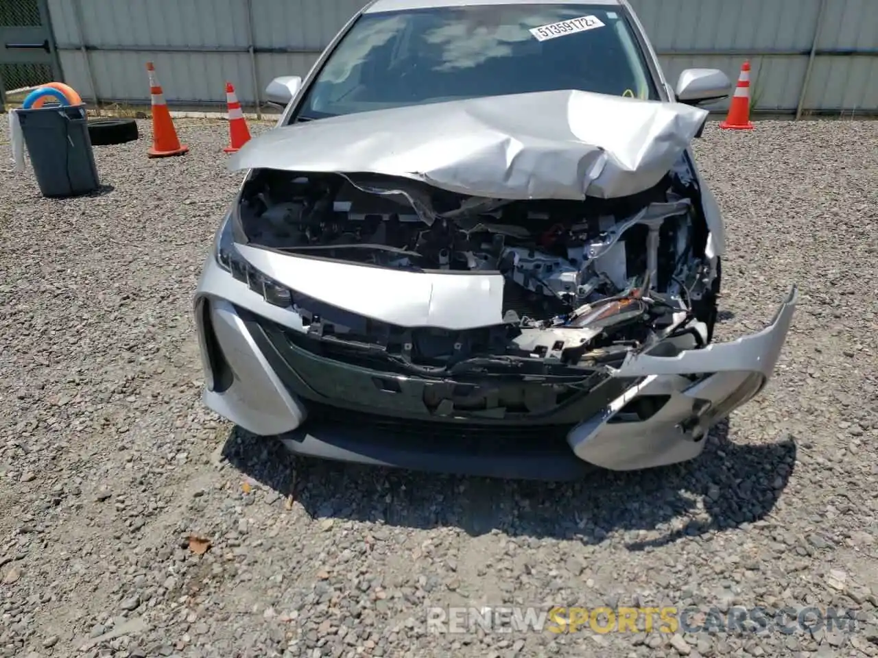 9 Photograph of a damaged car JTDKARFP9K3117995 TOYOTA PRIUS 2019