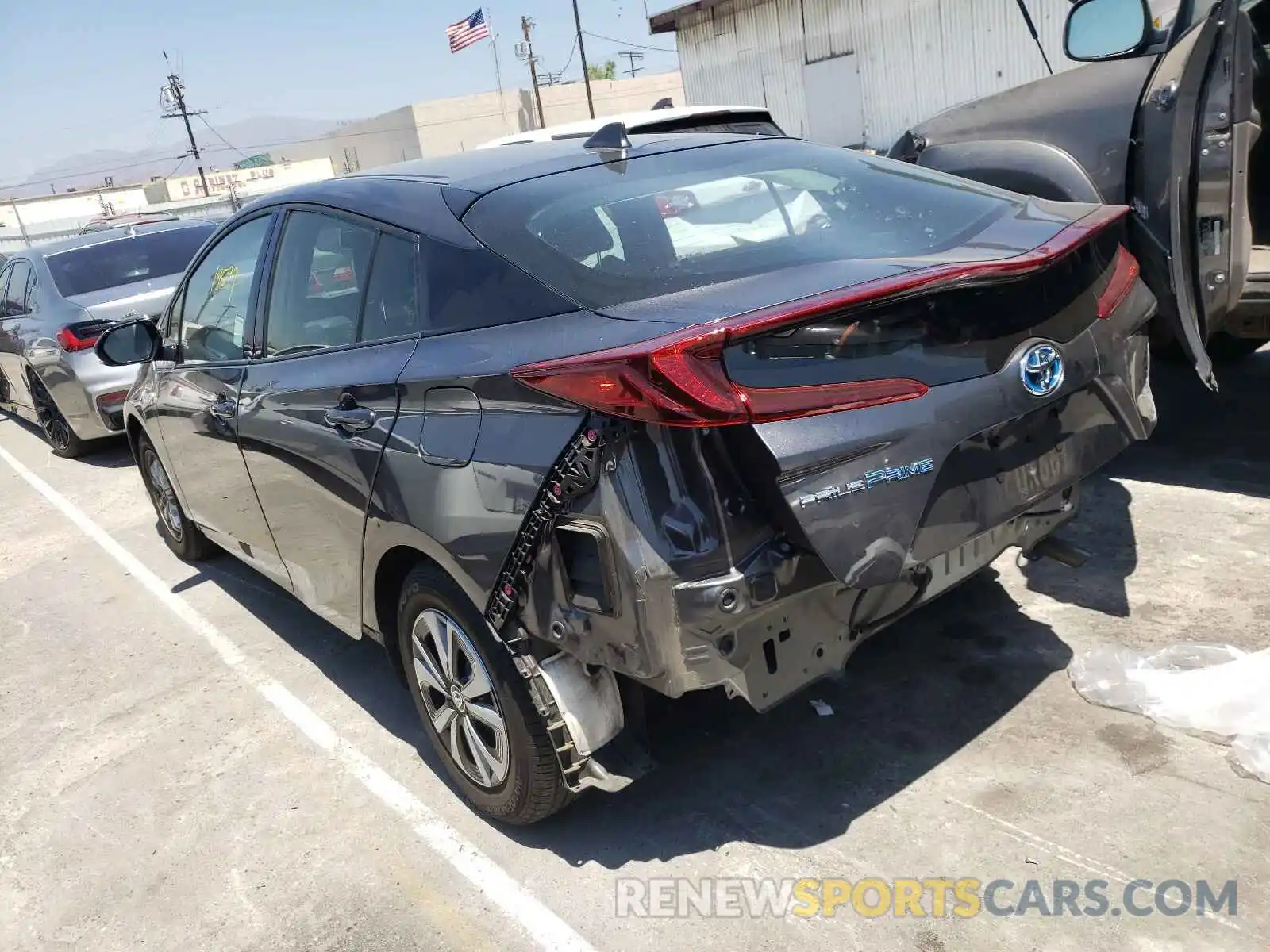 3 Photograph of a damaged car JTDKARFP9K3118659 TOYOTA PRIUS 2019