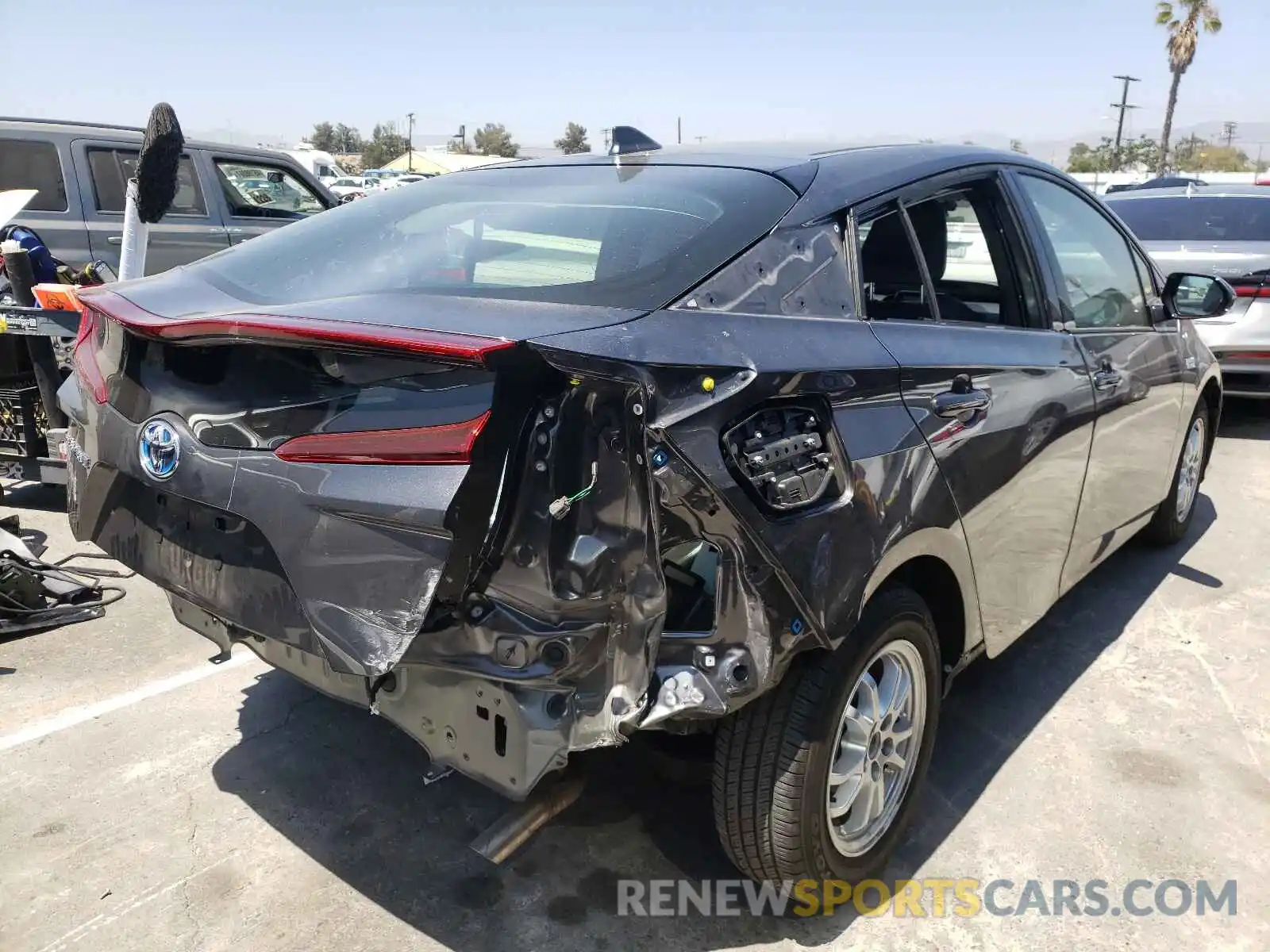 4 Photograph of a damaged car JTDKARFP9K3118659 TOYOTA PRIUS 2019