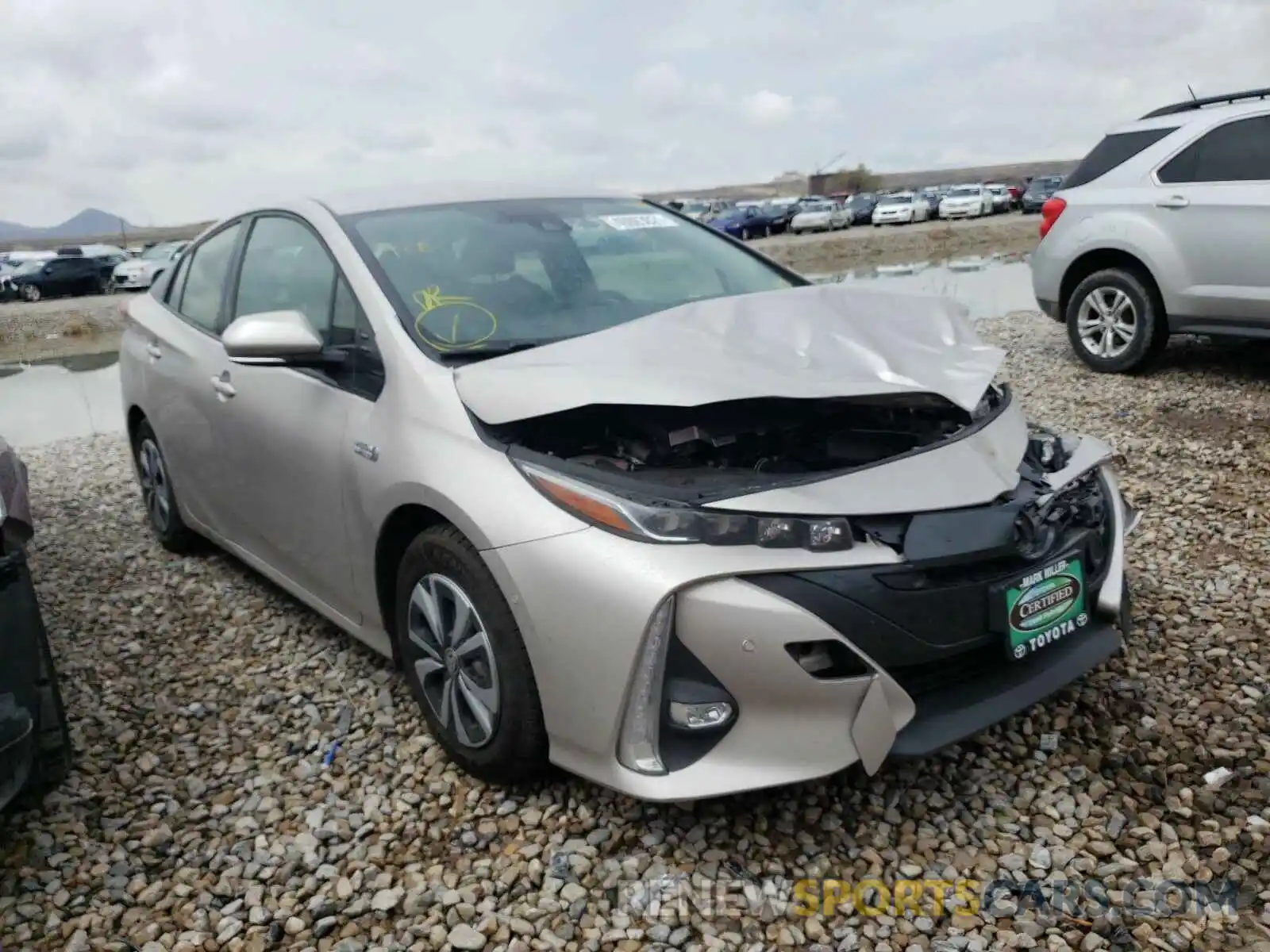 1 Photograph of a damaged car JTDKARFPXK3110201 TOYOTA PRIUS 2019