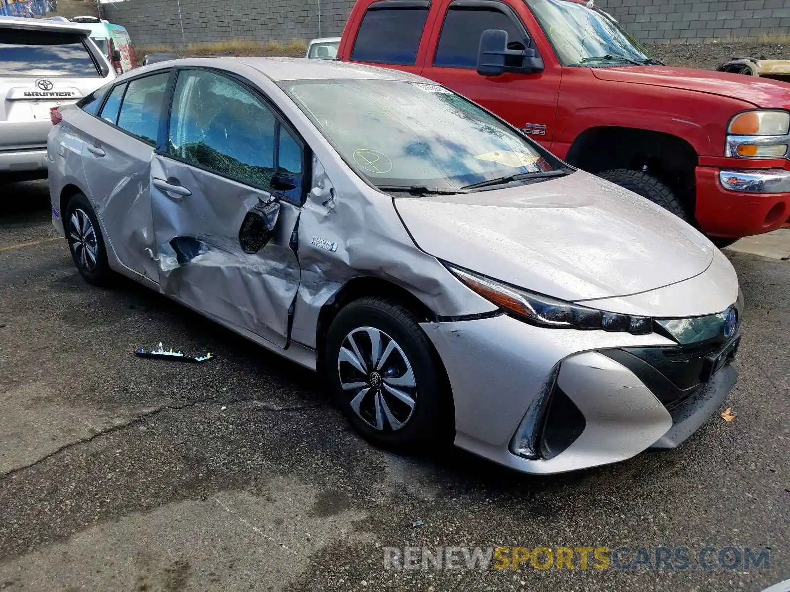 1 Photograph of a damaged car JTDKARFPXK3110411 TOYOTA PRIUS 2019