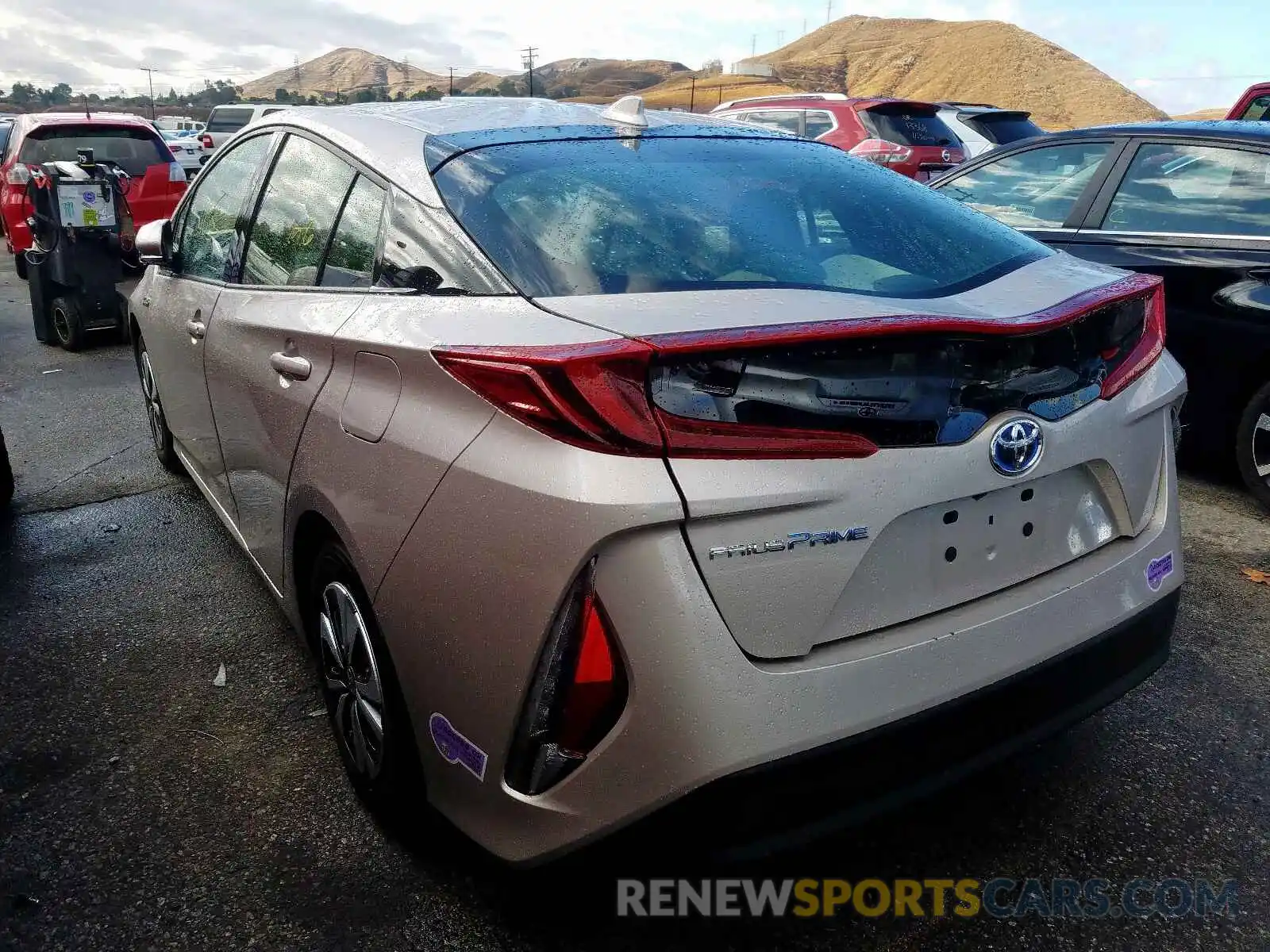 3 Photograph of a damaged car JTDKARFPXK3110411 TOYOTA PRIUS 2019