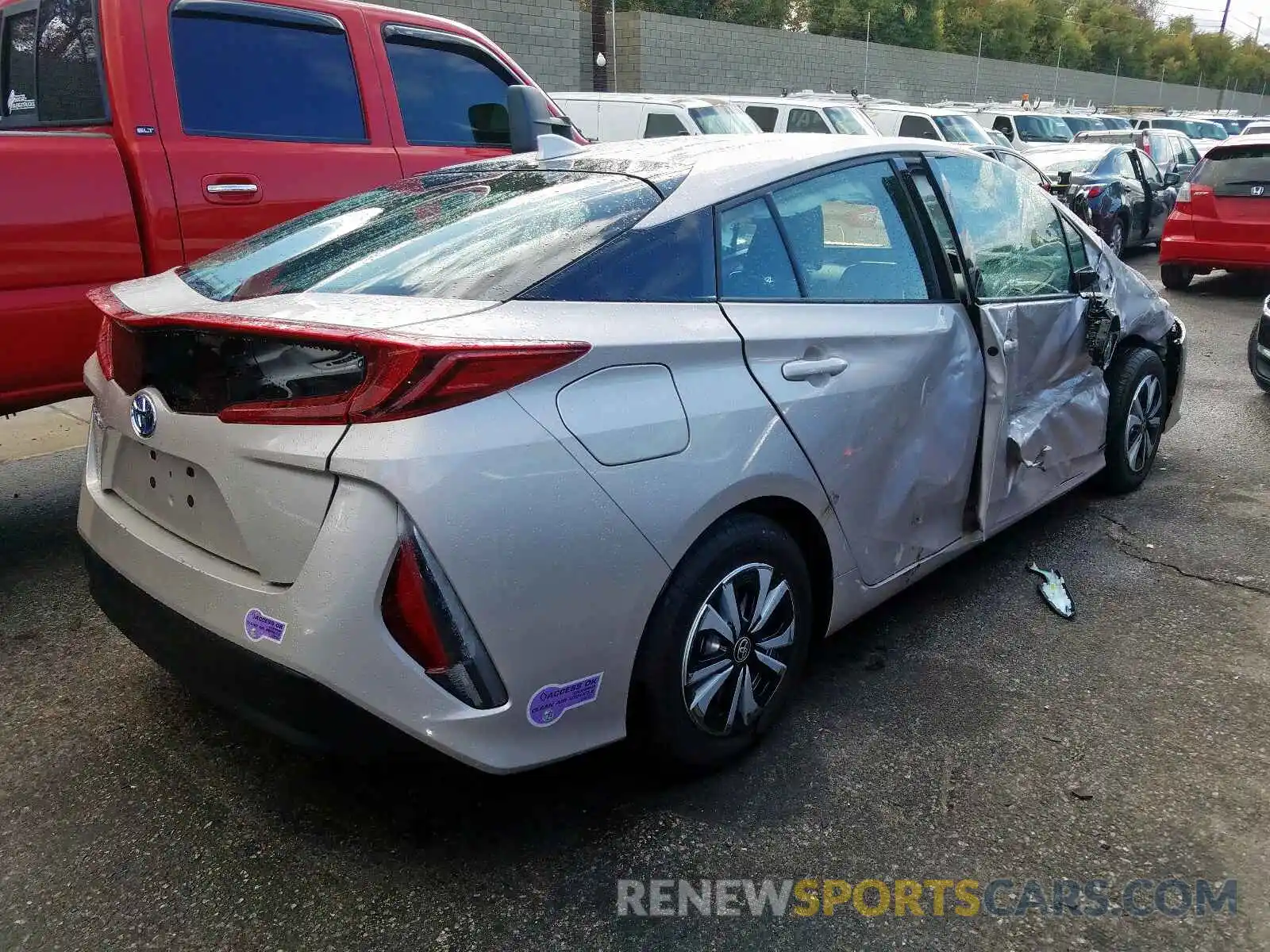 4 Photograph of a damaged car JTDKARFPXK3110411 TOYOTA PRIUS 2019