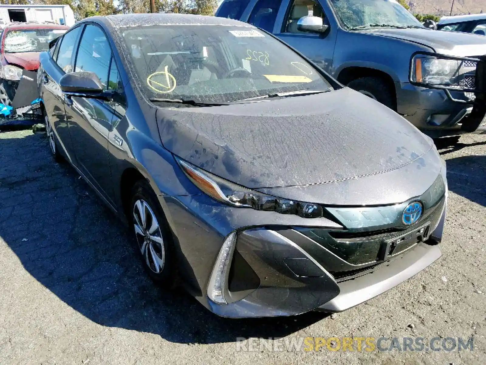 1 Photograph of a damaged car JTDKARFPXK3111154 TOYOTA PRIUS 2019