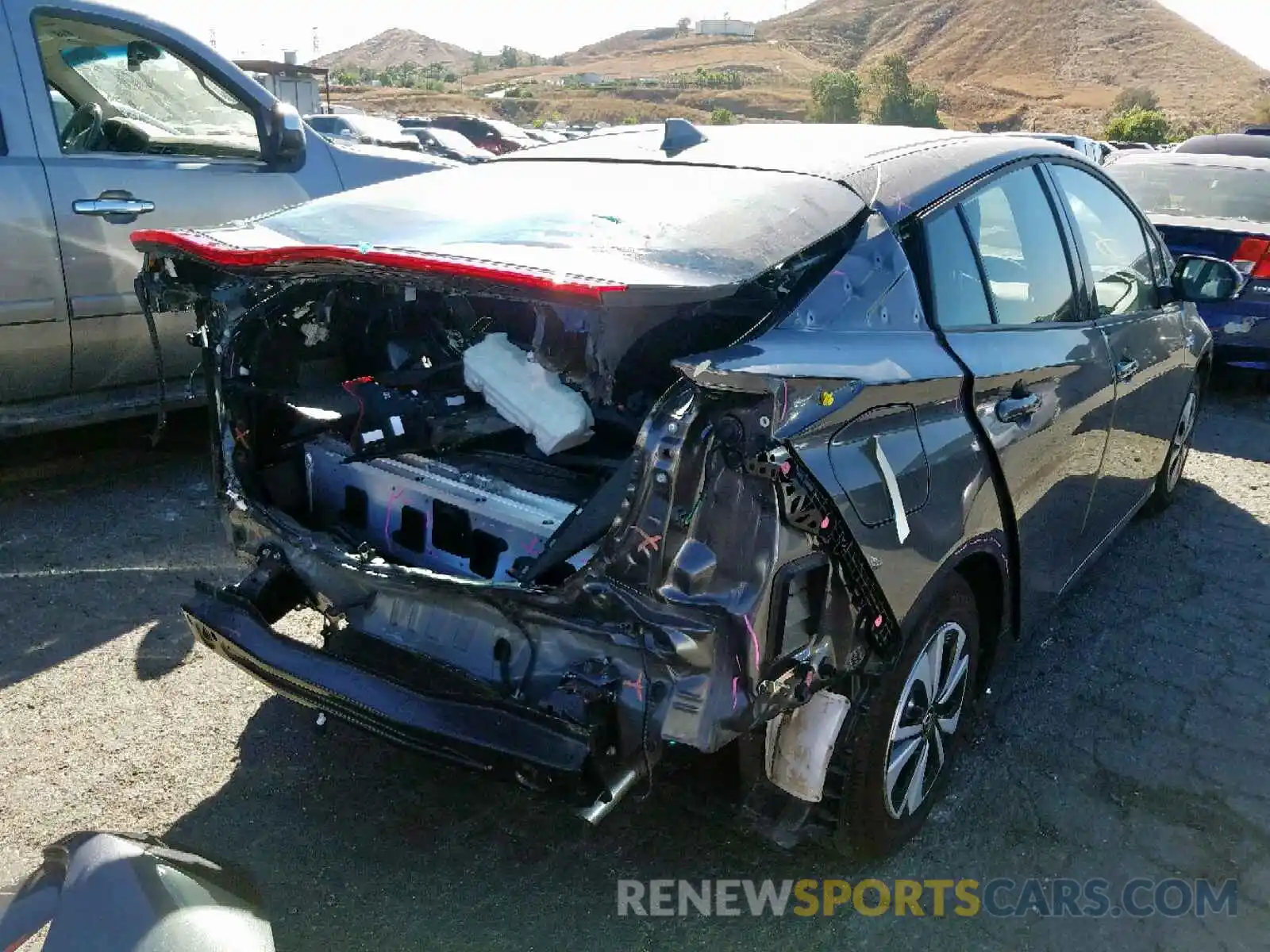 4 Photograph of a damaged car JTDKARFPXK3111154 TOYOTA PRIUS 2019