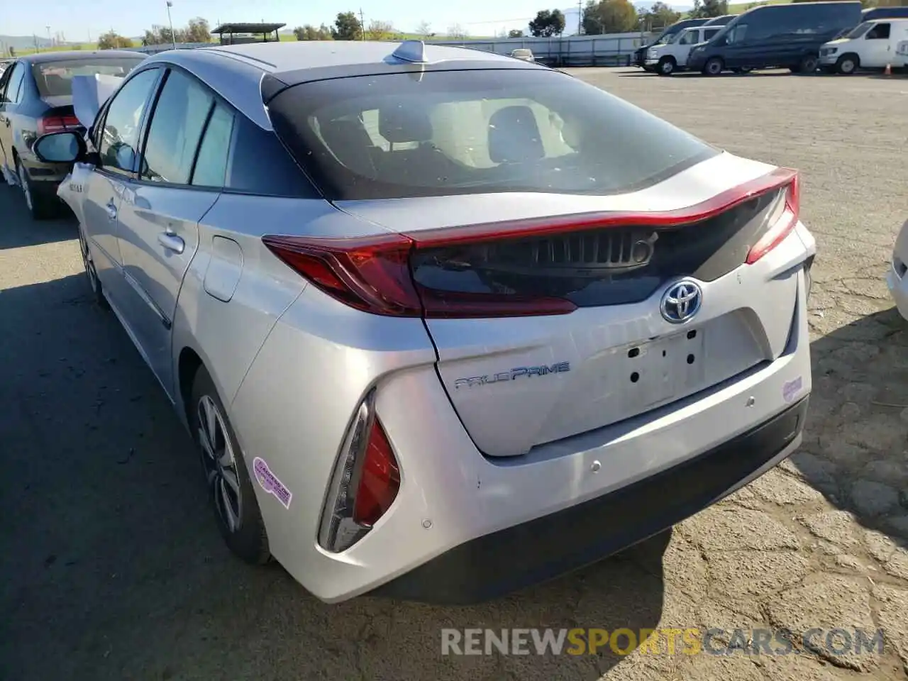 3 Photograph of a damaged car JTDKARFPXK3113132 TOYOTA PRIUS 2019