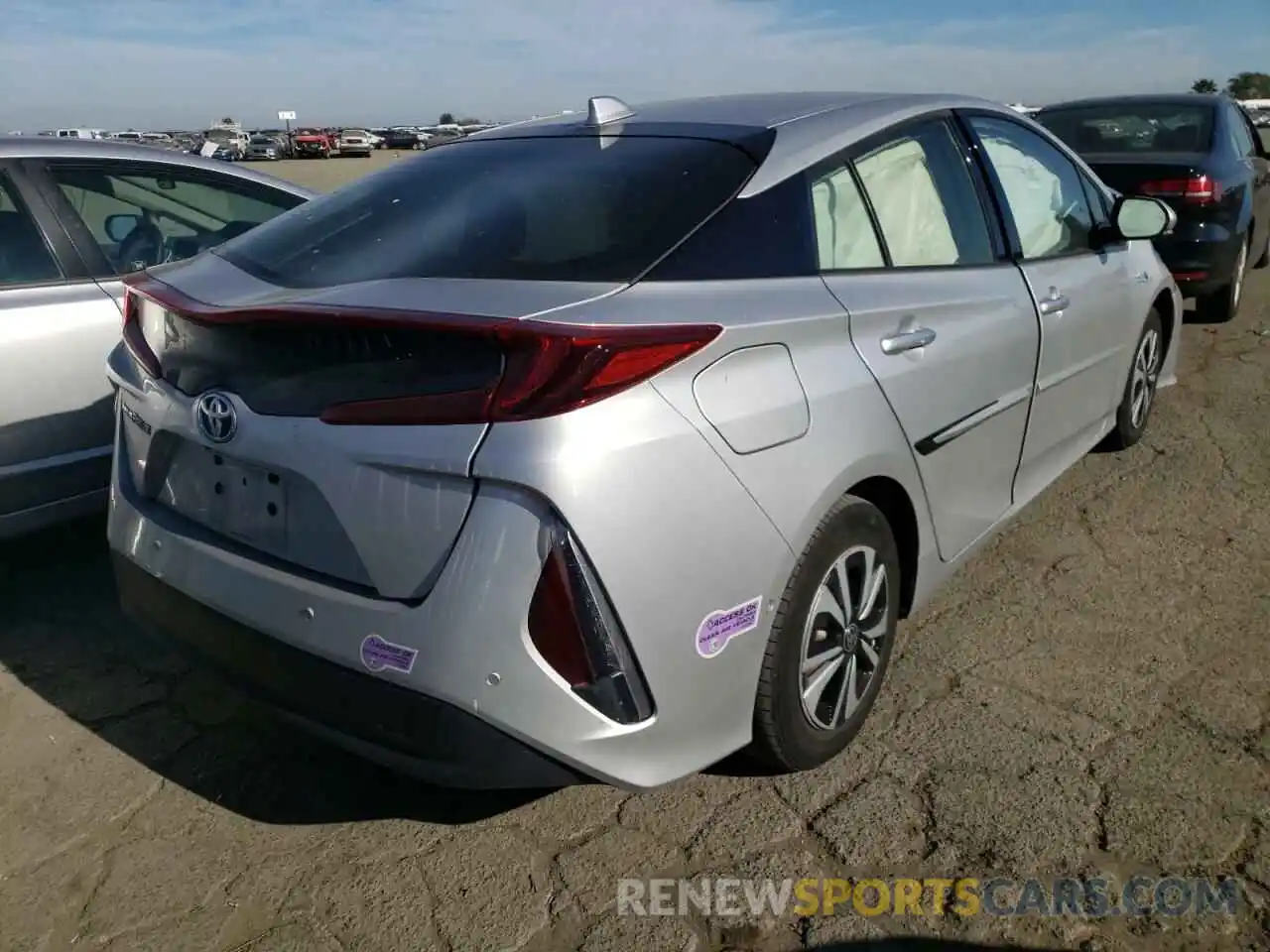 4 Photograph of a damaged car JTDKARFPXK3113132 TOYOTA PRIUS 2019