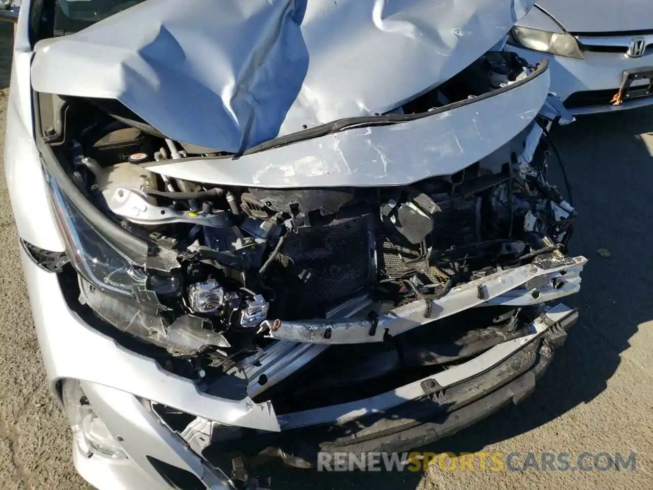 9 Photograph of a damaged car JTDKARFPXK3113132 TOYOTA PRIUS 2019