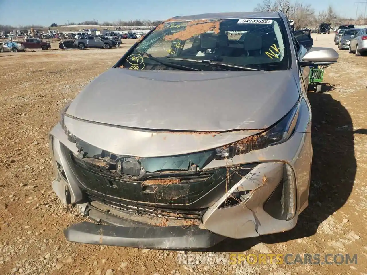 10 Photograph of a damaged car JTDKARFPXK3113826 TOYOTA PRIUS 2019