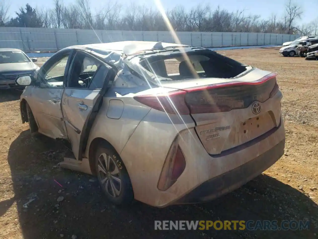 3 Photograph of a damaged car JTDKARFPXK3113826 TOYOTA PRIUS 2019