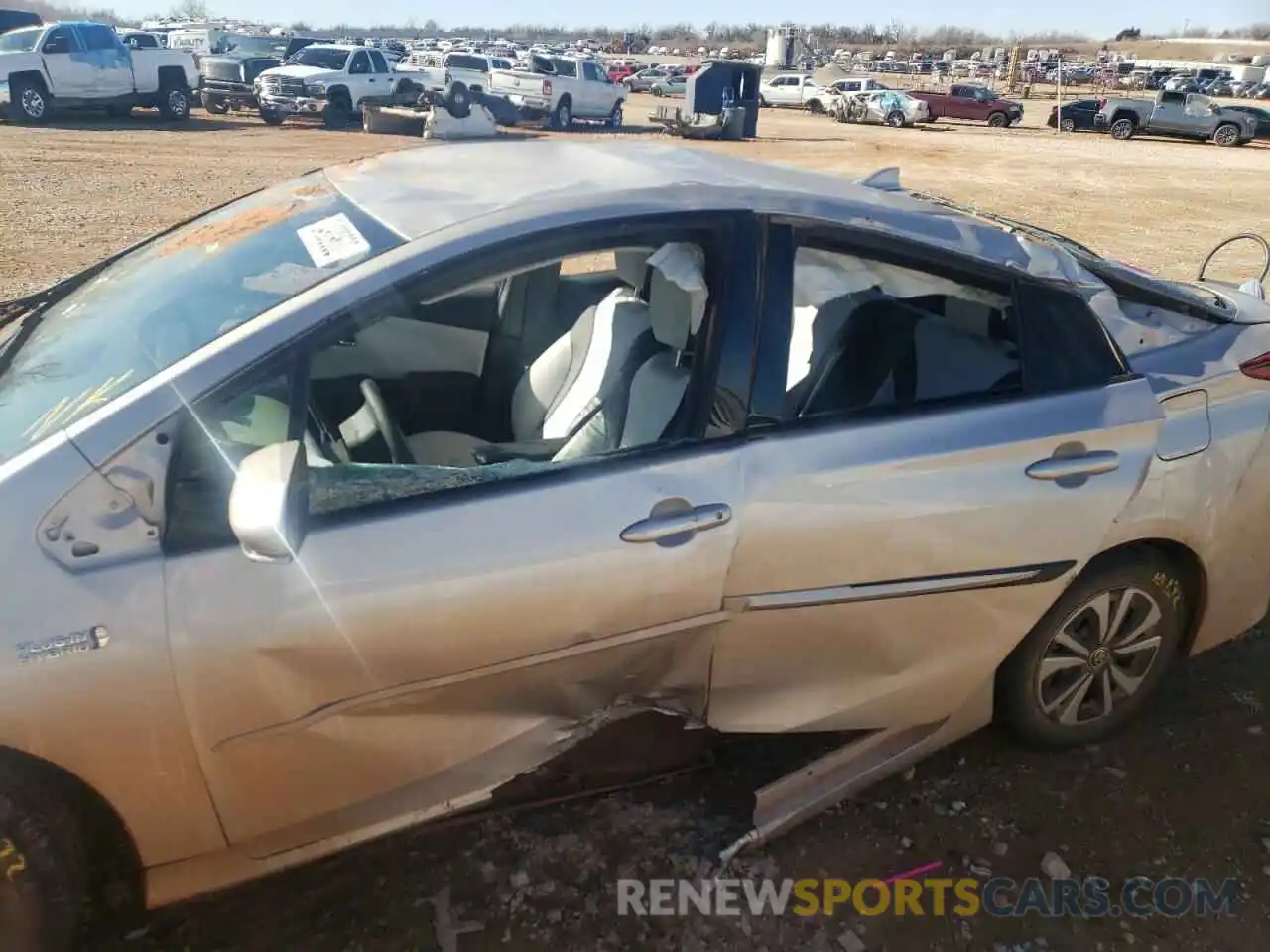 9 Photograph of a damaged car JTDKARFPXK3113826 TOYOTA PRIUS 2019