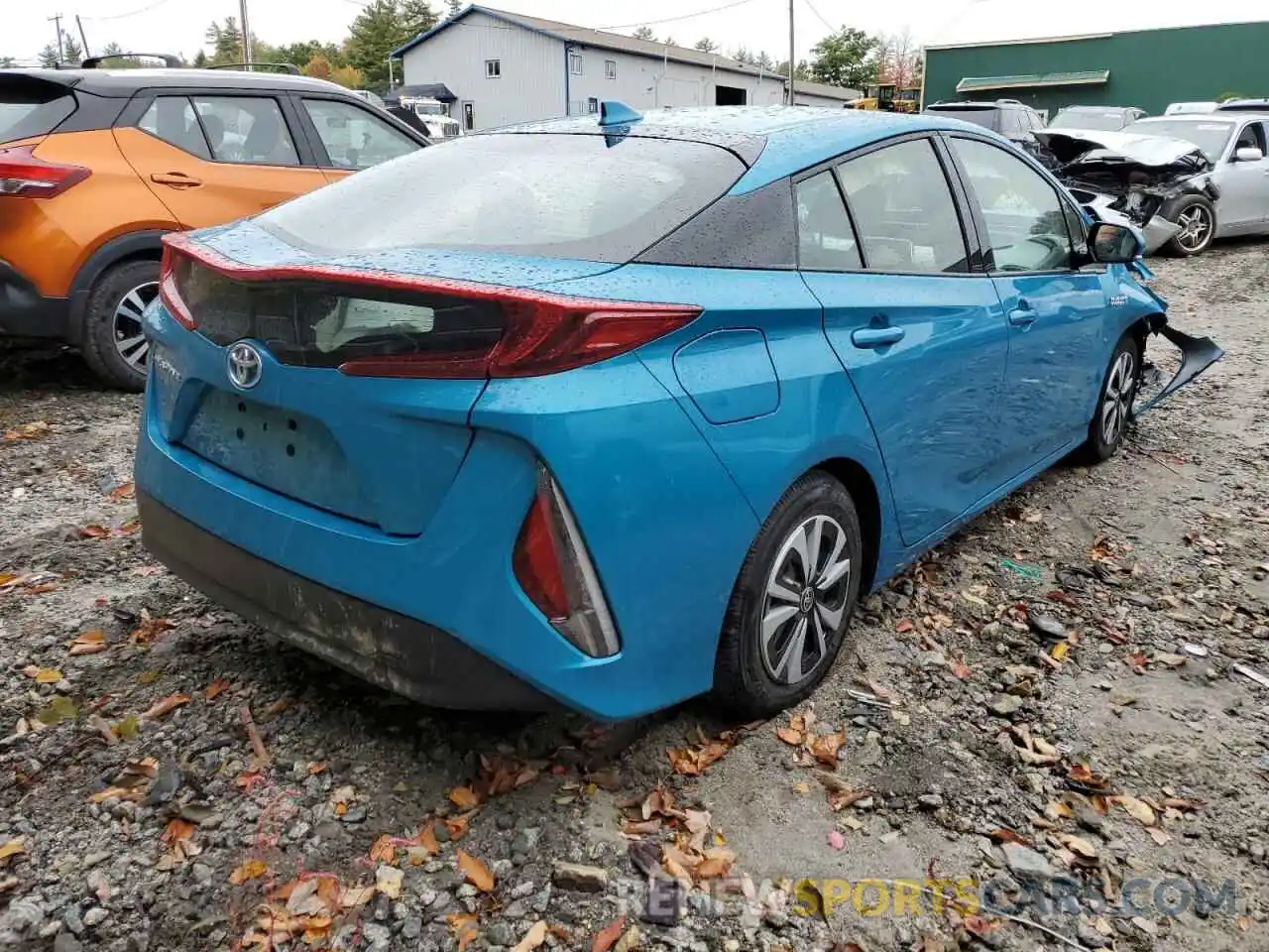 4 Фотография поврежденного автомобиля JTDKARFPXK3114703 TOYOTA PRIUS 2019