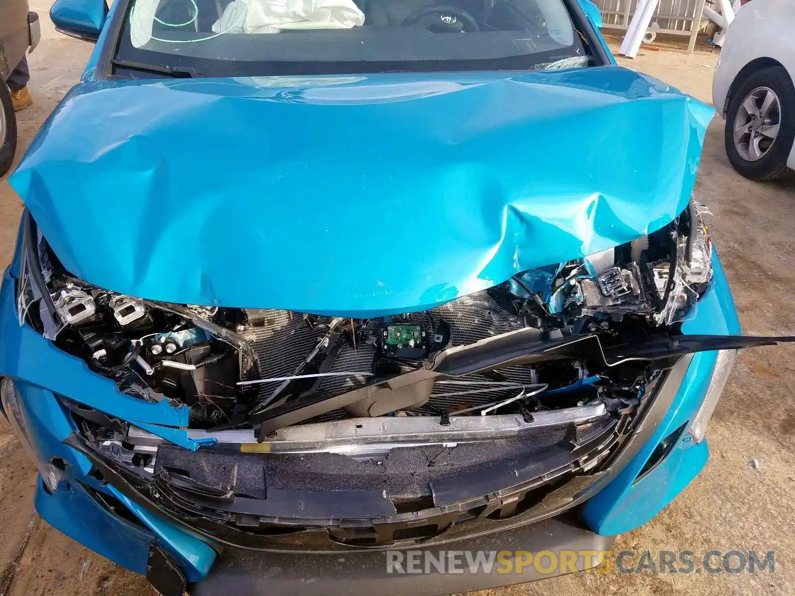 9 Фотография поврежденного автомобиля JTDKARFPXK3115155 TOYOTA PRIUS 2019