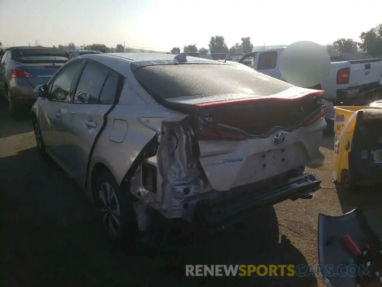 3 Photograph of a damaged car JTDKARFPXK3115916 TOYOTA PRIUS 2019