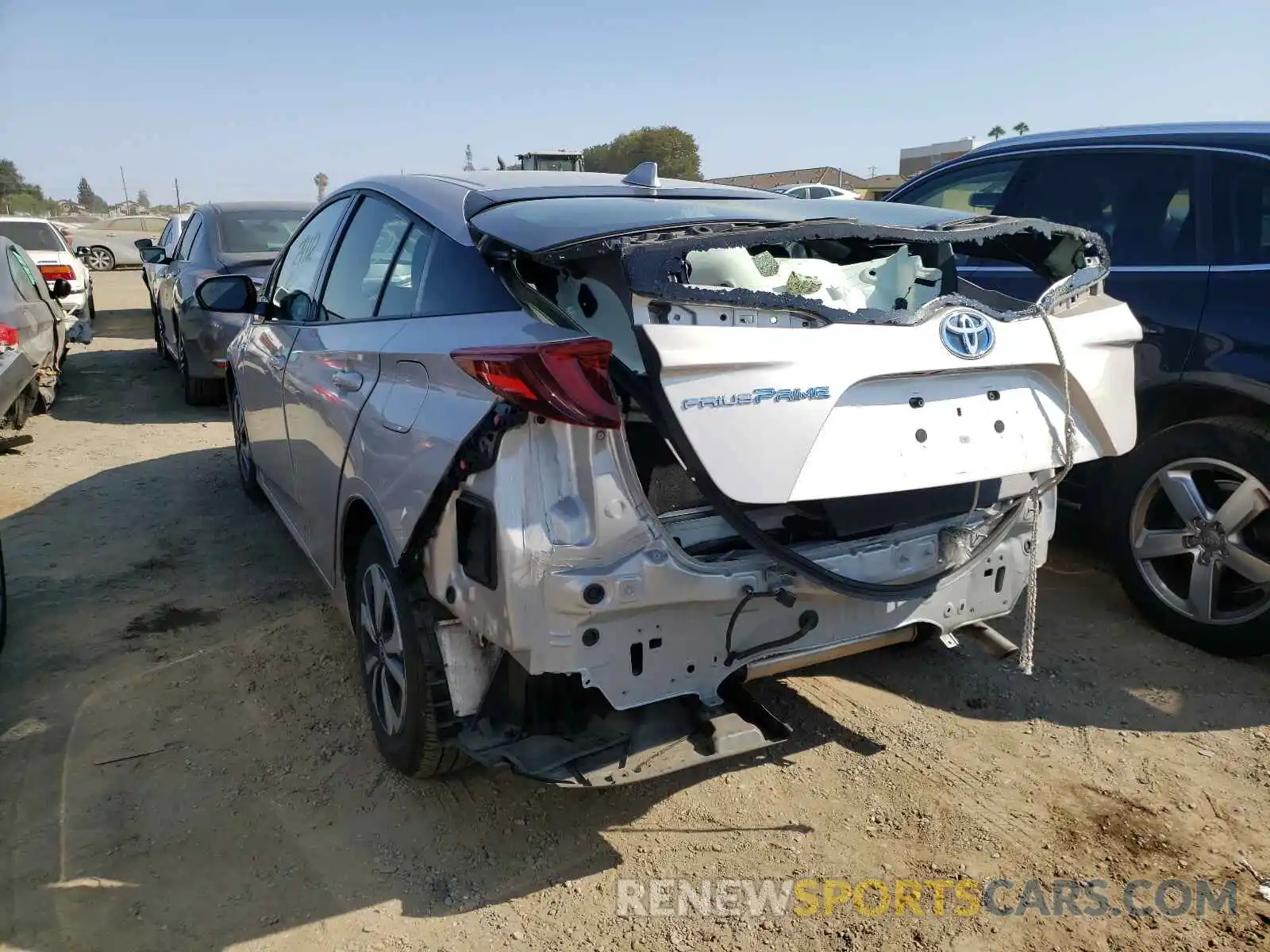 3 Photograph of a damaged car JTDKARFPXK3116371 TOYOTA PRIUS 2019