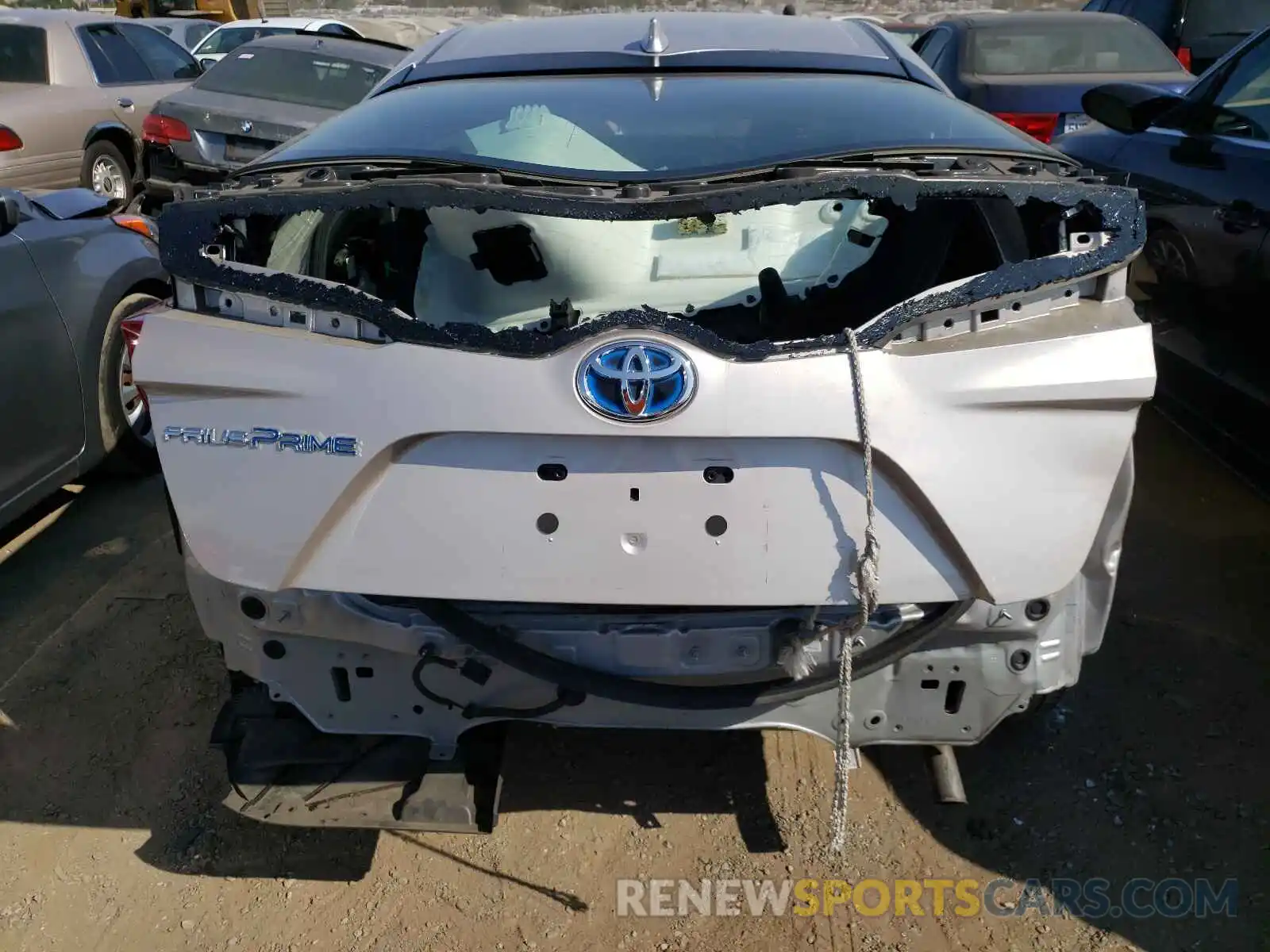 9 Photograph of a damaged car JTDKARFPXK3116371 TOYOTA PRIUS 2019